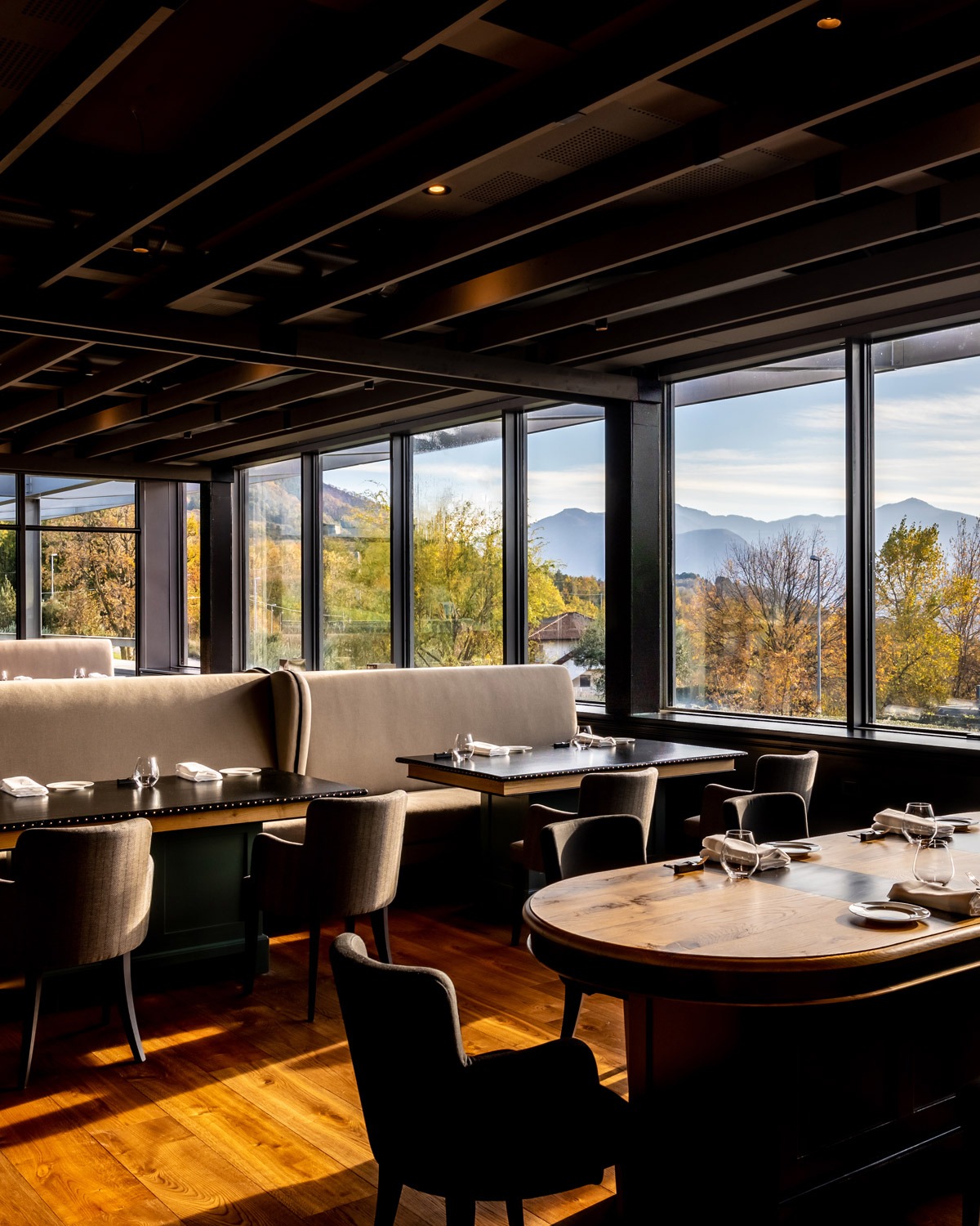 _visuale ristorante Feudi san gregorio finestra vista ristorante feudi di san gregorio