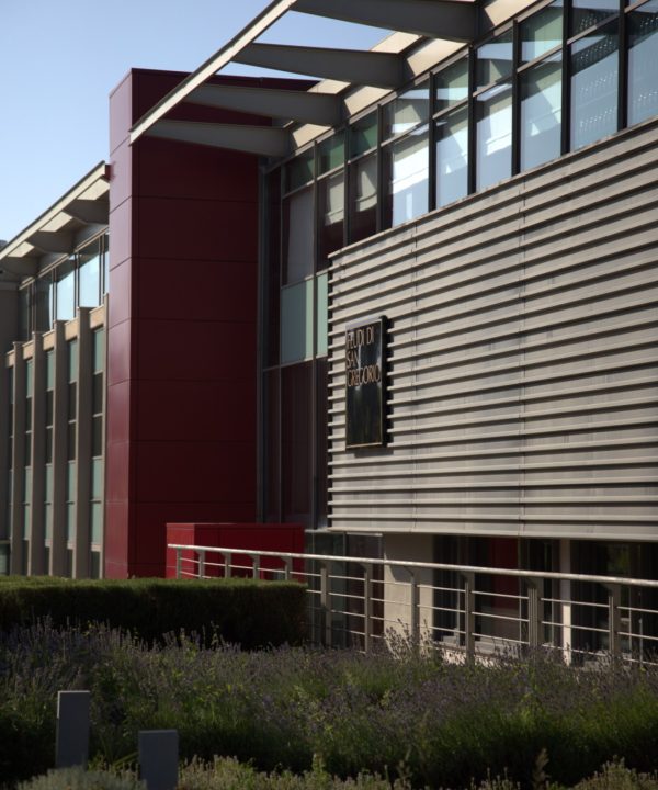 esterno della cantina feudi di san gregorio irpinia