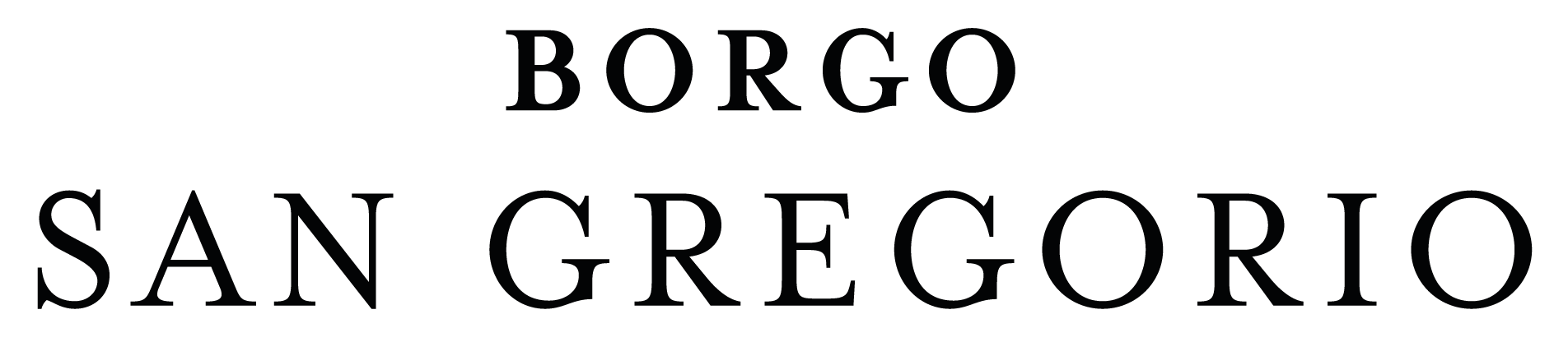 Borgo San Gregorio logotipo_nero