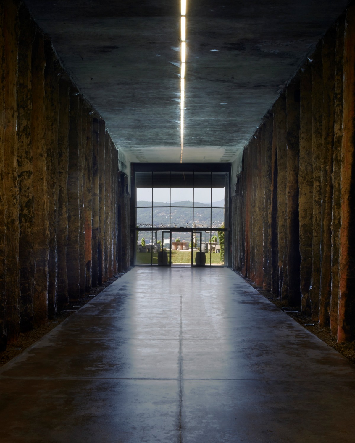 vista cantina feudi san gregorio ingresso