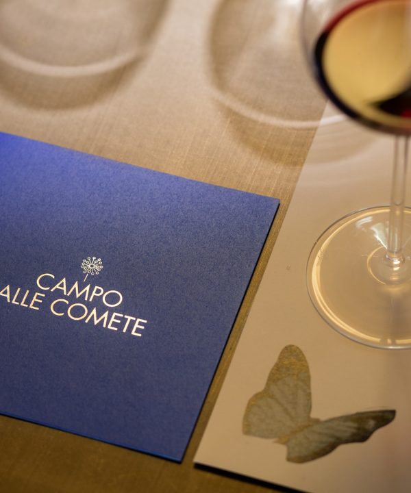 carta di degustazione campo alle comete